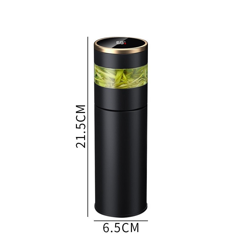 Rynx | Thermos Bottle for Tea - Temperature Display - Perfect Heat Retention