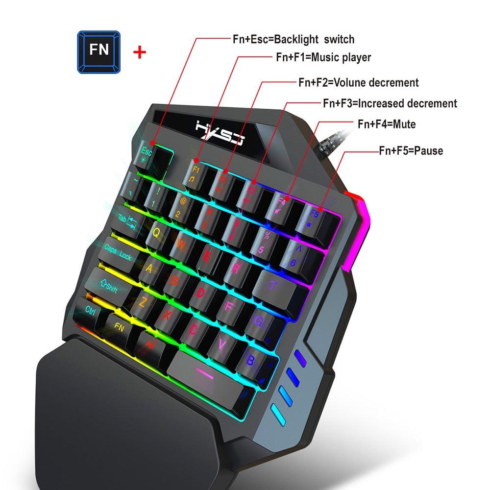RYNX | Handed Keyboard And Mouse Gaming Combo