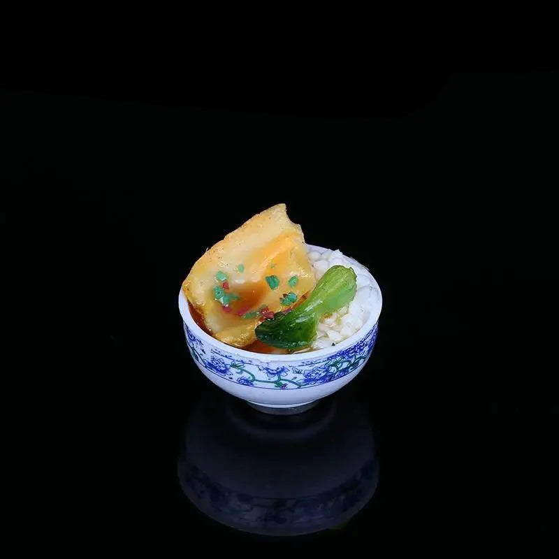 Rynx | Enchanting Mini Chinese Cuisine Bowl Playset - Cute Decorative Items for Children and Home