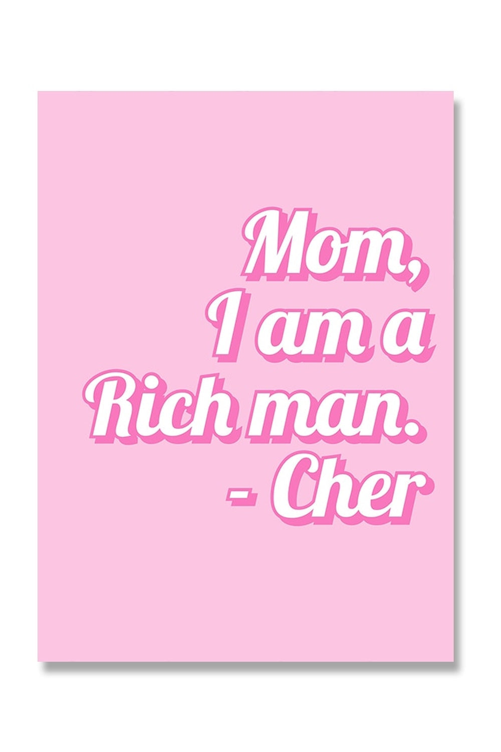 Rynx | Pink Abstract Canvas Poster