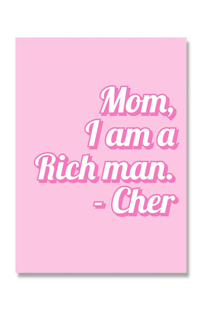 Rynx | Pink Abstract Canvas Poster