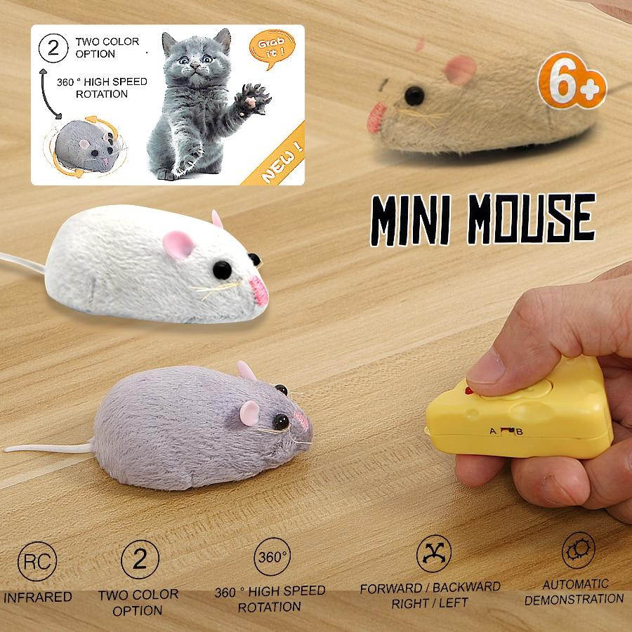 RYNX | Cat Toy Mini Mouse Incl. Remote Control