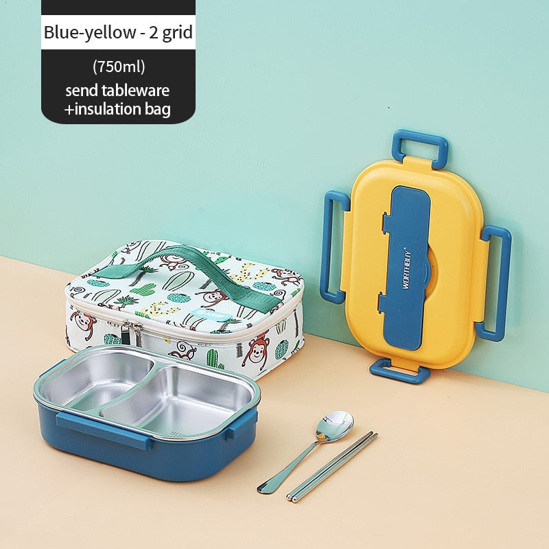 Rynx | Stainless Steel Multi Compartment Kids Lunch Box
