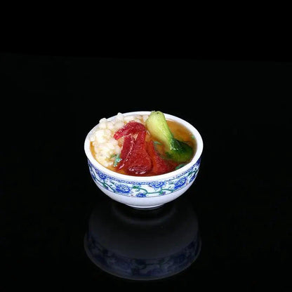 Rynx | Enchanting Mini Chinese Cuisine Bowl Playset - Cute Decorative Items for Children and Home