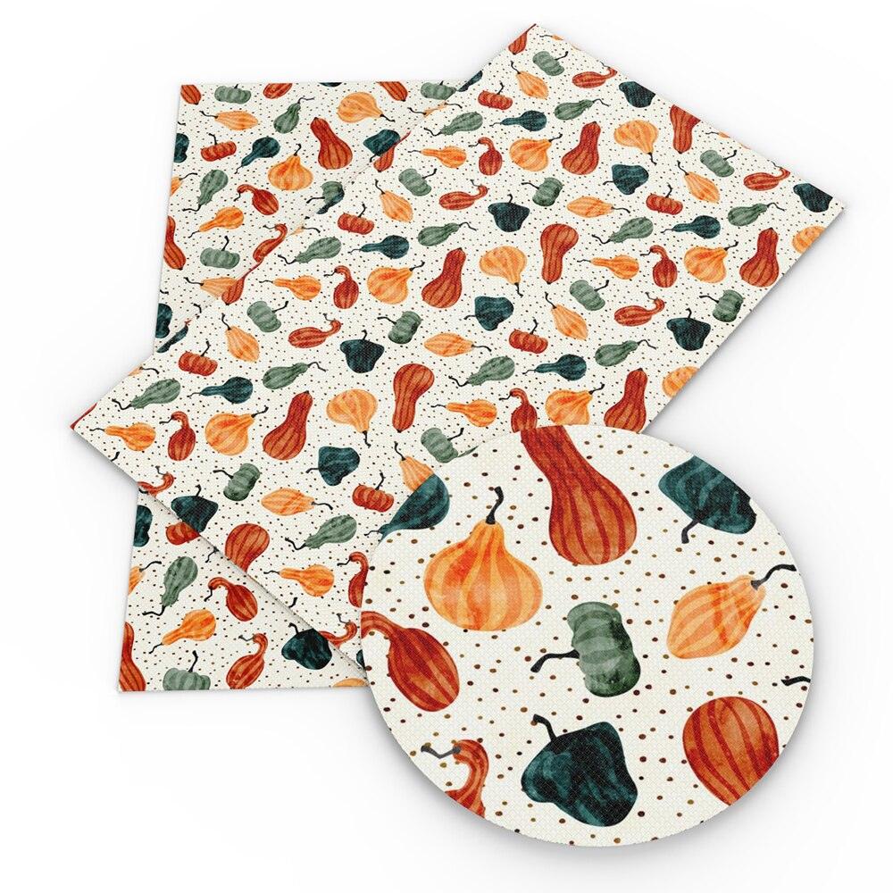 Rynx | Autumn-inspired Leaf Pattern Faux Leather Craft Fabric for DIY and Upholstery