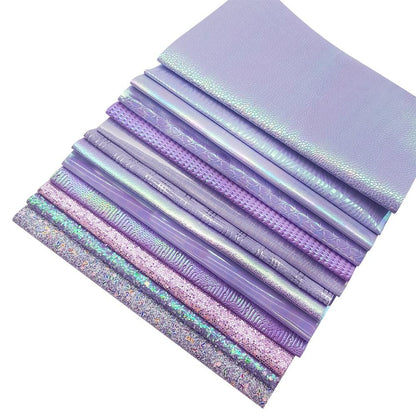 Rynx | Sparkling Violet Faux Leather Fabric - A Must-Have for Sparkling DIY Projects