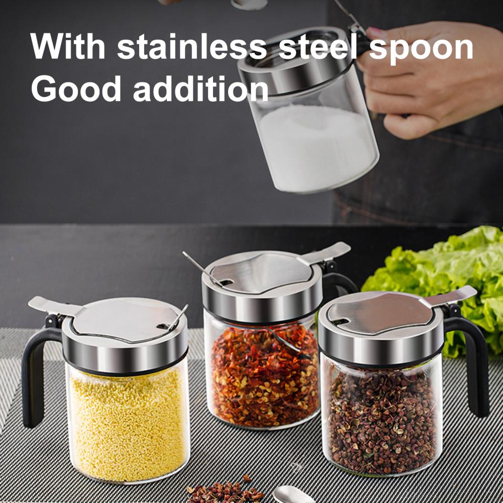 Rynx | Moisture Proof Elegant Glass Seasoning Storage Jar