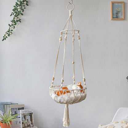 RYNX | Macrame Pet Swing Hammock