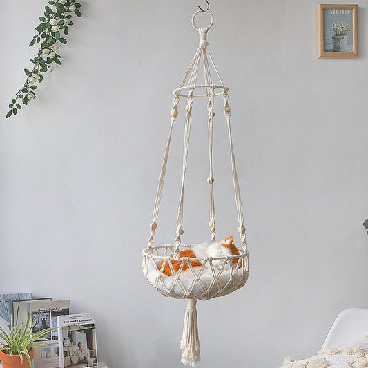 RYNX | Macrame Pet Swing Hammock