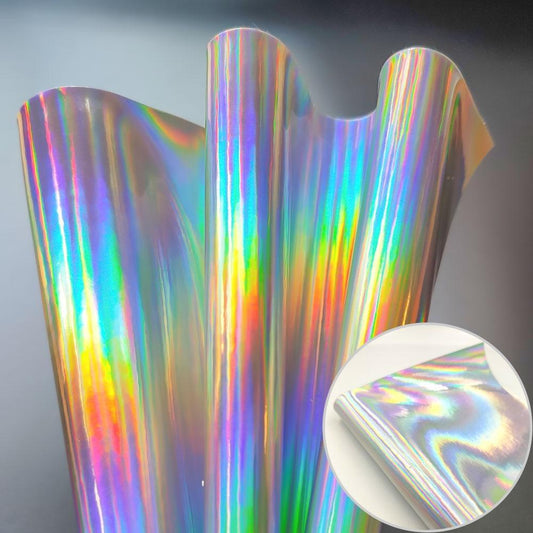 Rynx | Iridescent Holographic Faux PU Leather Sheets for Creative DIY Projects