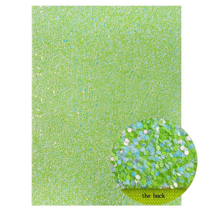 Rynx | Lustrous Green Glitter Snake Skin Faux Leather Bow Craft Kit