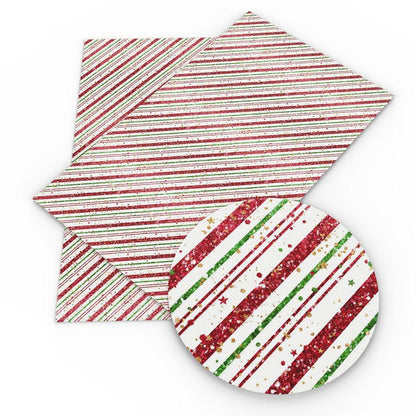 Rynx | Crimson Holiday Faux Leather Craft Set - DIY Festive Fabric Set