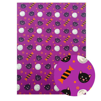 Rynx | Halloween Themed PU Leather Craft Sheets - Essential for Spooky DIY Projects 🎃