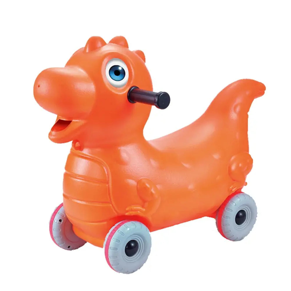 Rynx | Kids Dinosaur Rocker Scooter – 2-in-1 Sliding Toy for Toddlers | Soft Wheels, Removable Footrest, Balance Trainer | From 12 Months+