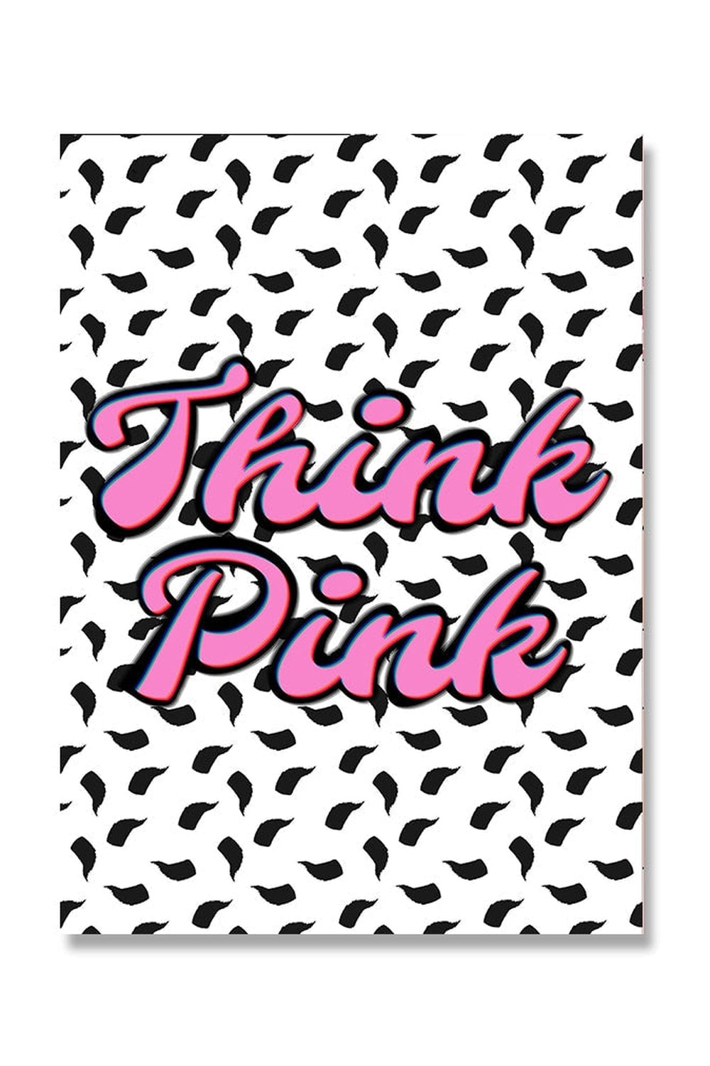 Rynx | Pink Abstract Canvas Poster