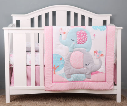 Rynx | Jungle Design Baby Bedding Set for Boys - Blanket, Crib Sheet