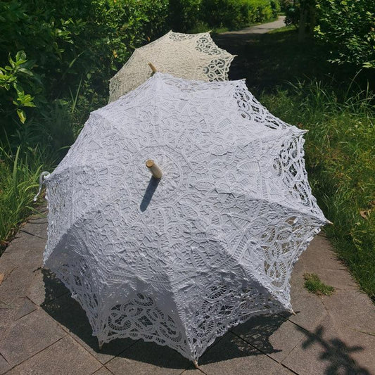 Rynx | Timeless Victorian Lace Parasol: A Stunning Accessory for Outdoor Events