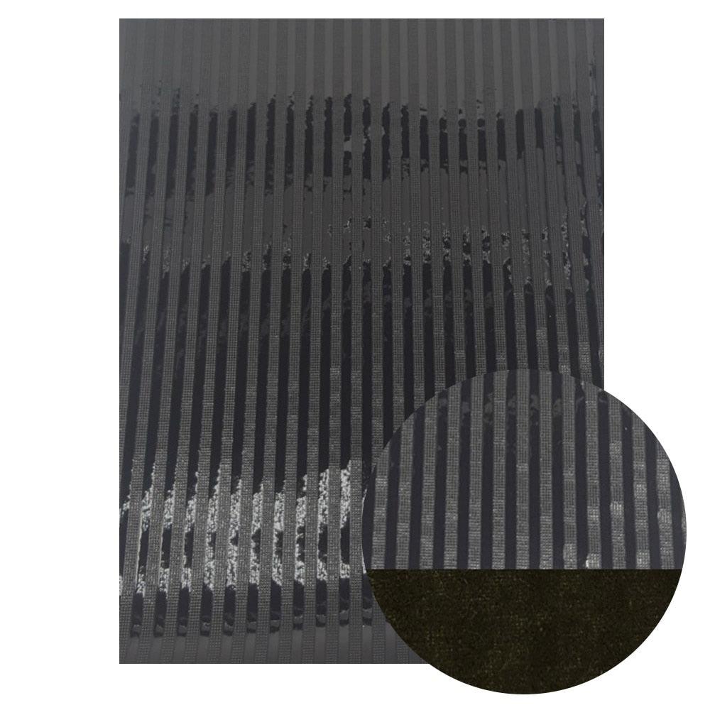 Rynx | Sparkling Black Faux Leather Craft Set - Essential DIY Supplies