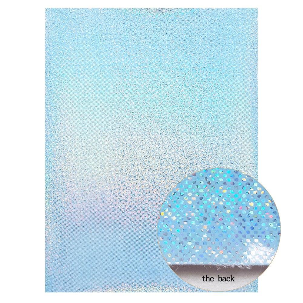Rynx | Irisdente Blue Snake Glossy Fabric for Creative Crafting