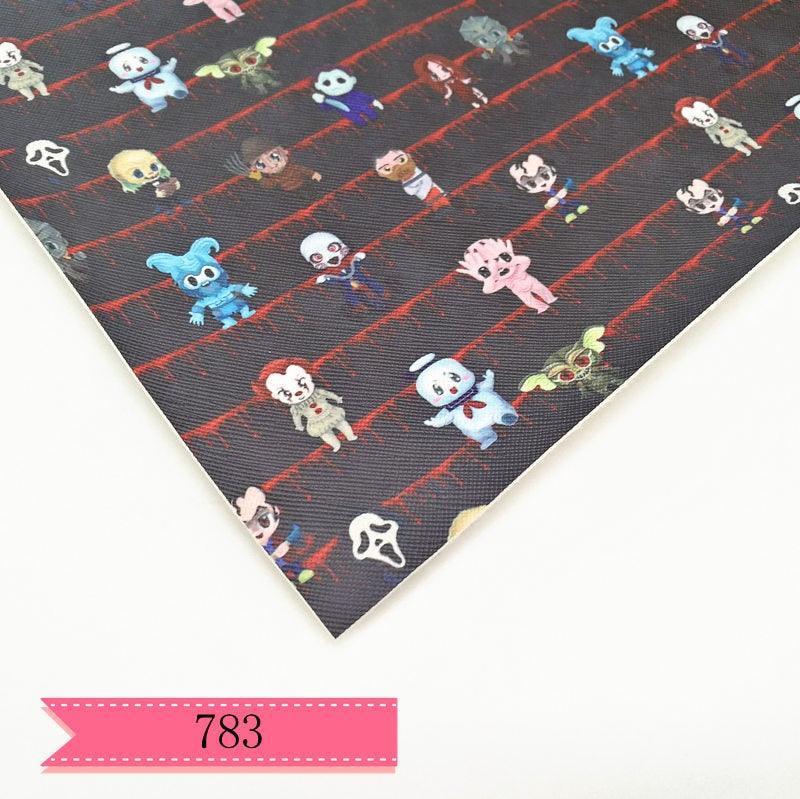 Rynx | Halloween-themed cartoon character artificial leather for DIY crafts