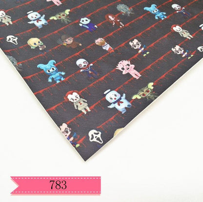 Rynx | Halloween-themed cartoon character artificial leather for DIY crafts