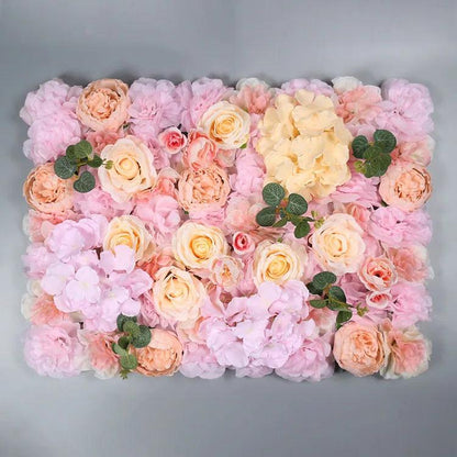 Rynx | Elegant Flower Wall Art Handmade with Cotton, Silk and Artificial Flowers