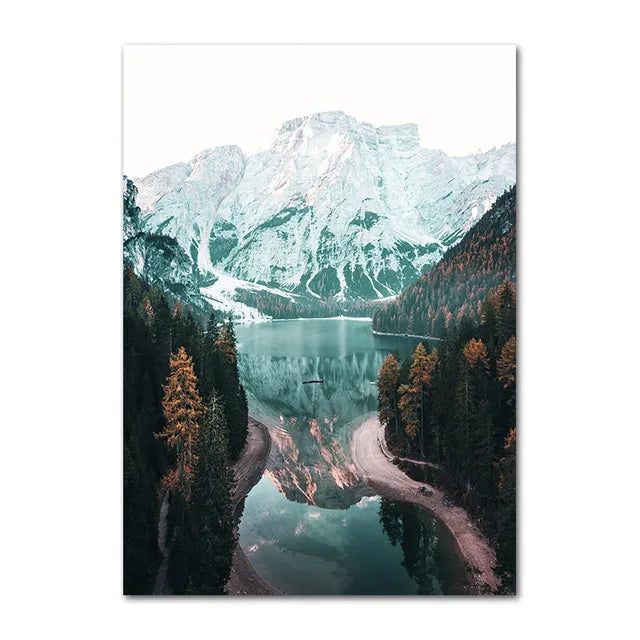 Rynx | from a picturesque forest lake on canvas