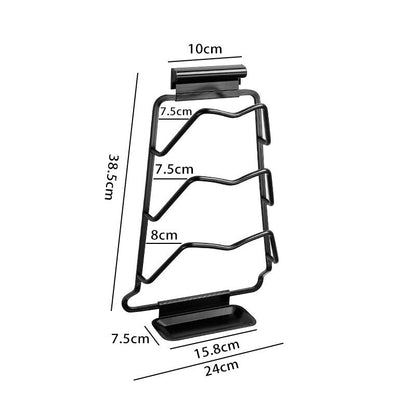 Rynx | Wall-Mounted Extreme Pot Lid Holder Rack