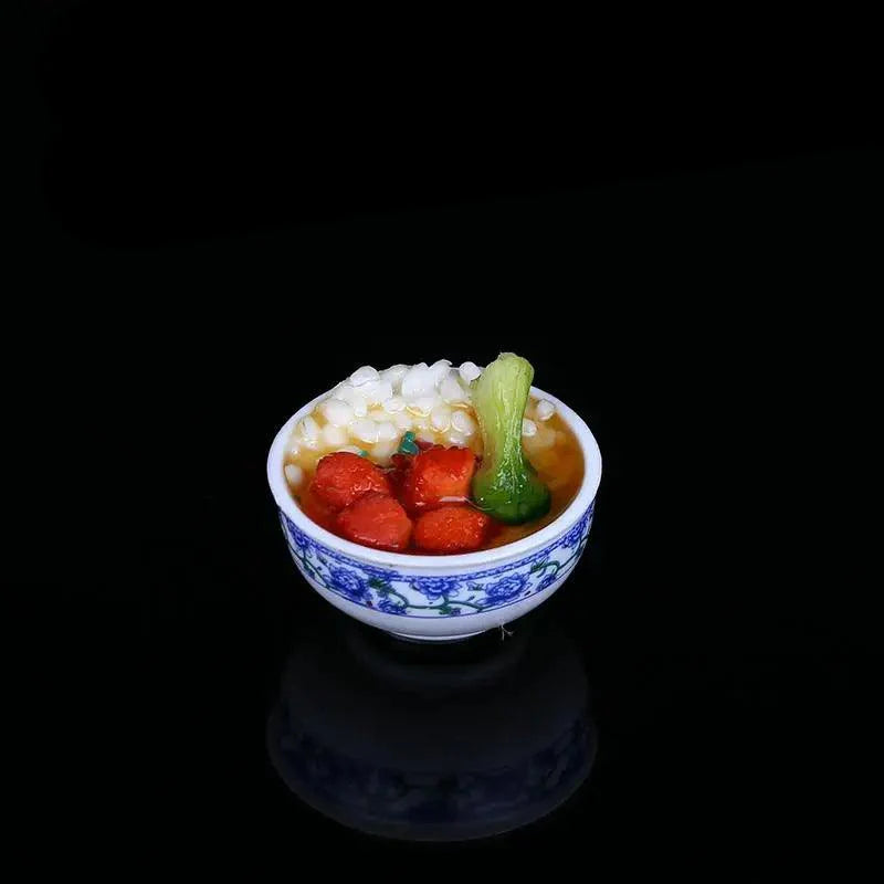 Rynx | Enchanting Mini Chinese Cuisine Bowl Playset - Cute Decorative Items for Children and Home