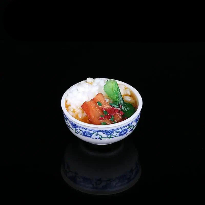 Rynx | Enchanting Mini Chinese Cuisine Bowl Playset - Cute Decorative Items for Children and Home