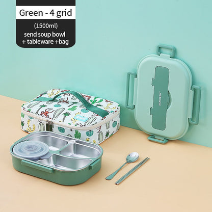 Rynx | Stainless Steel Multi Compartment Kids Lunch Box