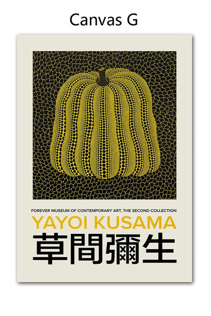 Rynx | Kusama Artwork Canvas Poster