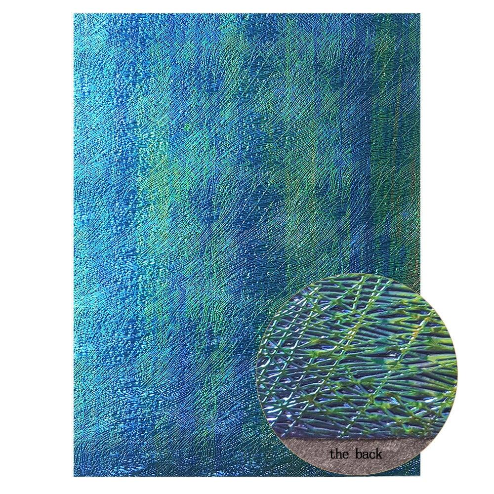 Rynx | Lustrous Green Glitter Snake Skin Faux Leather Bow Craft Kit