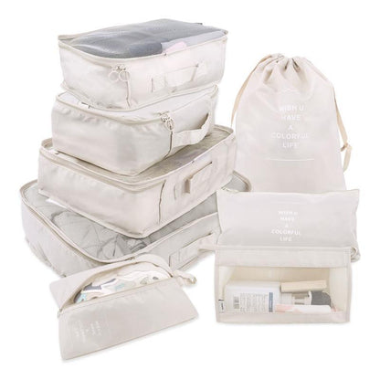 Rynx | Travel Smart: versatile 8/6/1-piece organizer set for effortless packing