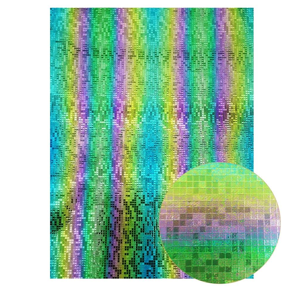 Rynx | Lustrous Green Glitter Snake Skin Faux Leather Bow Craft Kit