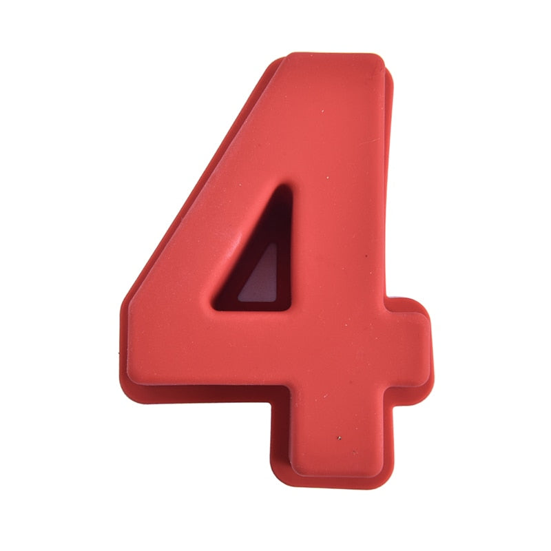 Rynx | Silicone Number Cake Mold for Numbers 0-9