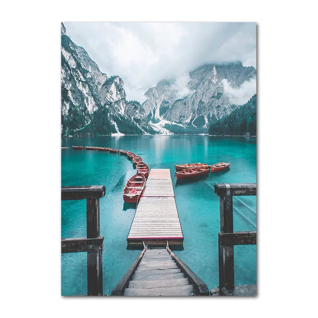 Rynx | from a picturesque forest lake on canvas