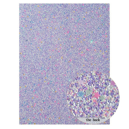 Rynx | Sparkling Violet Faux Leather Fabric - A Must-Have for Sparkling DIY Projects