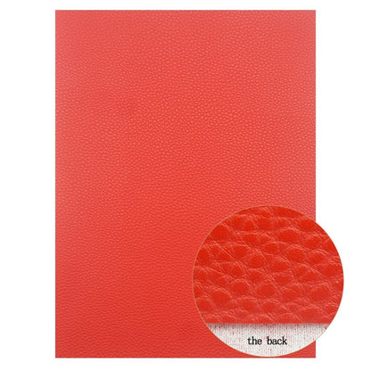 Rynx | Shiny Red Chunky Glitter Craft Fabric Sheets - A4 Size for DIY Projects
