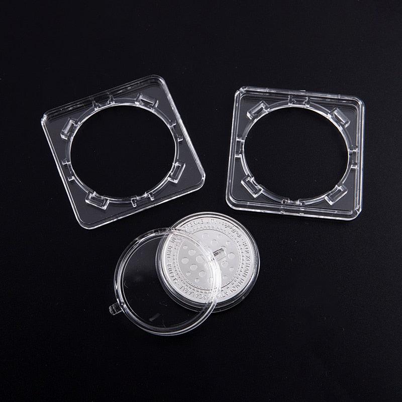 Rynx | Deluxe Acrylic Display Case for 4cm Commemorative Coins - Protect and Showcase Your Treasures