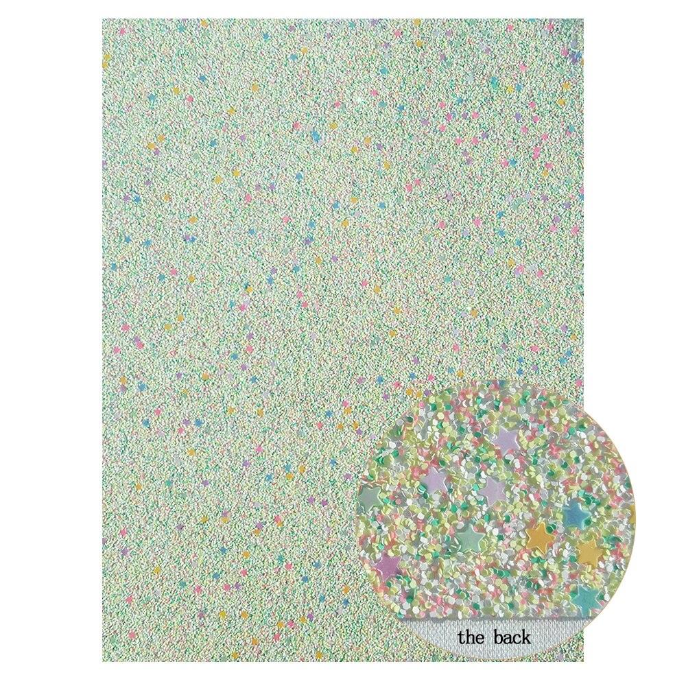 Rynx | Lustrous Green Glitter Snake Skin Faux Leather Bow Craft Kit