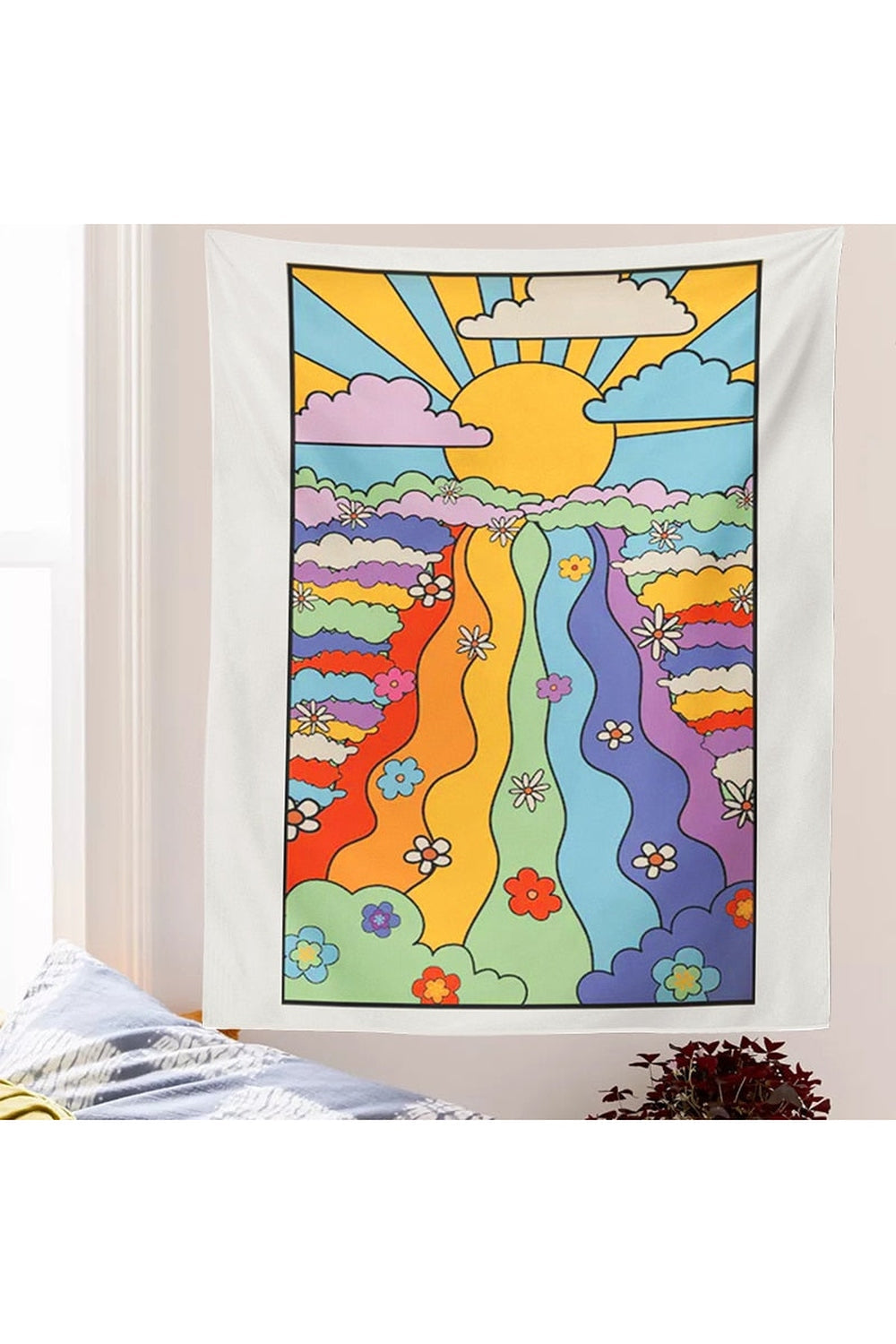 Rynx | 70s Rainbow Wall Tapestry
