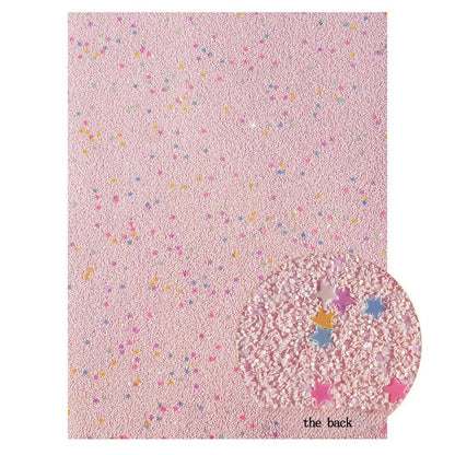 Rynx | Sparkling Pink Faux Leather Crafting Sheets - Elevate your DIY projects