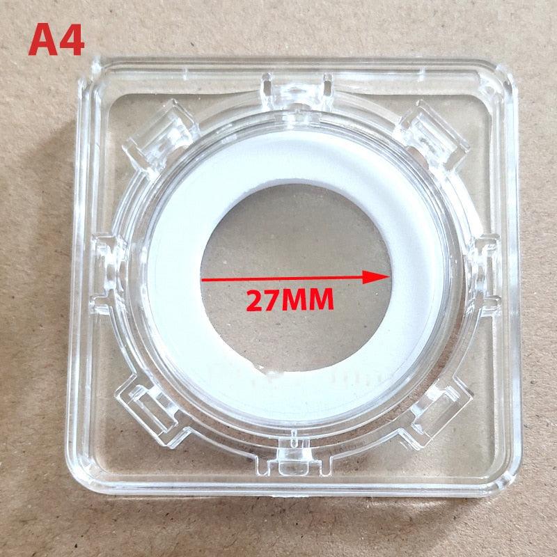 Rynx | Deluxe Acrylic Display Case for 4cm Commemorative Coins - Protect and Showcase Your Treasures