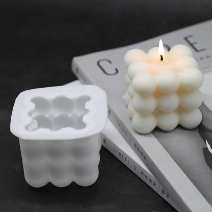 Rynx | Serene Soy Candle Making Kit with 3D Cube Mold for Aromatherapy