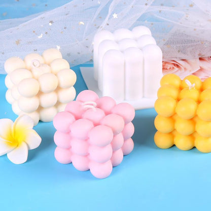 Rynx | Serene Soy Candle Making Kit with 3D Cube Mold for Aromatherapy