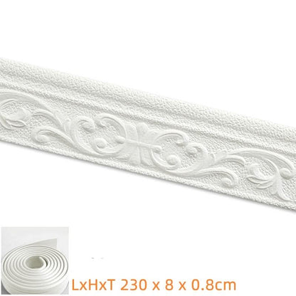 Rynx | 3d List - Self-adhesive 3d Wall Edge Stripe X 230 Cm