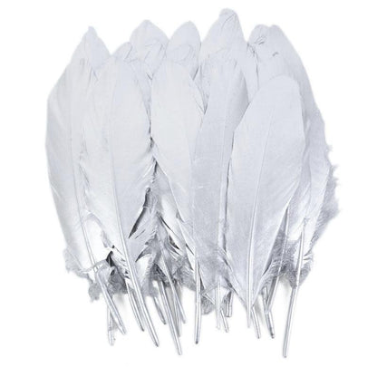 Rynx | Glamorous Gold Tipped Feather Craft Set for Elegant Event Enhancements