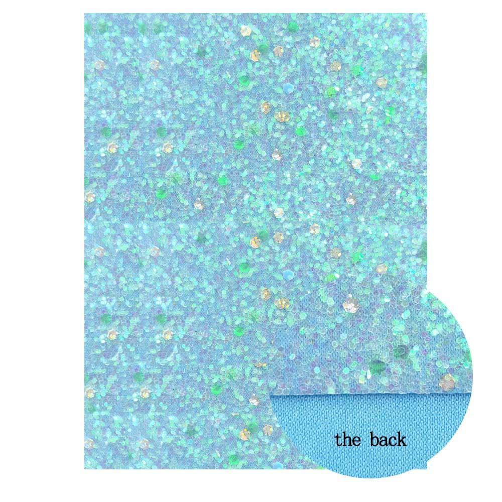Rynx | Irisdente Blue Snake Glossy Fabric for Creative Crafting