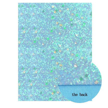 Rynx | Irisdente Blue Snake Glossy Fabric for Creative Crafting